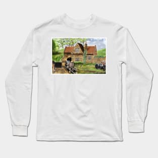 Spruisty Bridge: British Grade II Listed building, Harrogate, North Yorkshire, England Long Sleeve T-Shirt